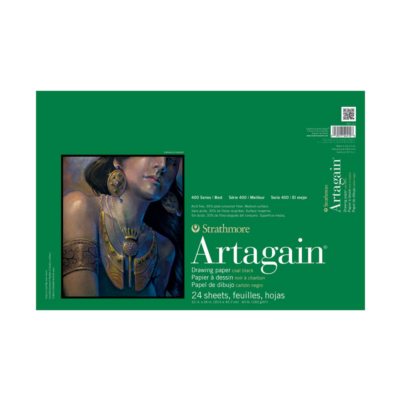Strathmore® 400 Series Black Artagain Paper Pad